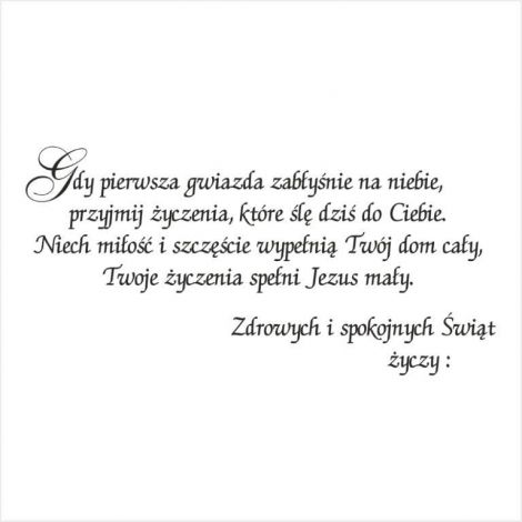Stempel gumowy Crafty Moly Świąteczne Życzenia No.1